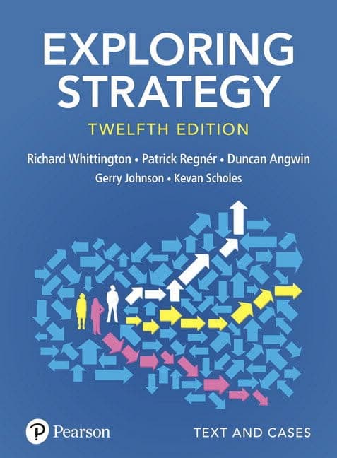 Exploring Strategy, Text and Cases, 12th Edition – PDF ebook
