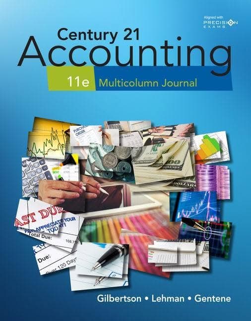Century 21 Accounting Multicolumn Journal 11th Edition – PDF ebook