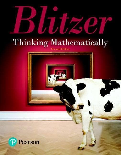 Thinking Mathematically 7Th Edition – PDF ebook