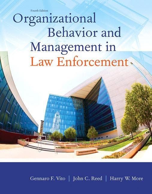 Organizational Behavior and Management in Law Enforcement 4th Edition – PDF ebook