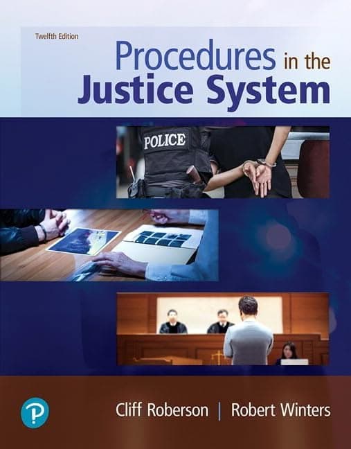 Procedures in the Justice System 12th Edition