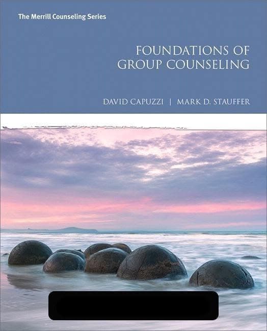 Foundations of Group Counseling, 1st edition – PDF ebook