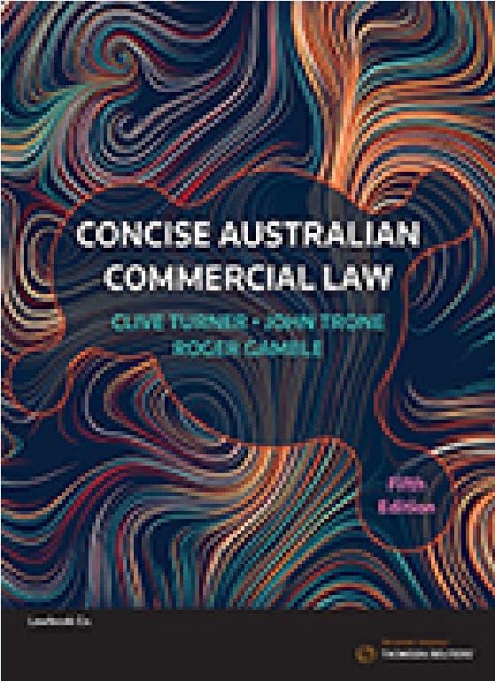 Concise Australian Commercial Law 5th Edition – PDF ebook