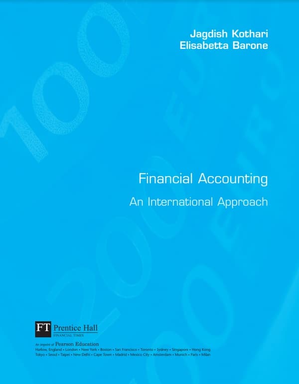 kotharis financial accounting an international approach