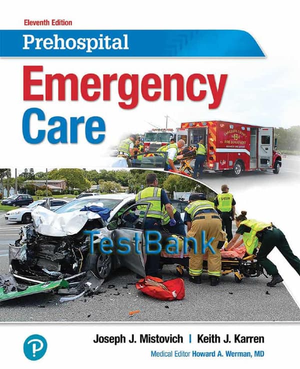 Prehospital Emergency Care 11e testbank