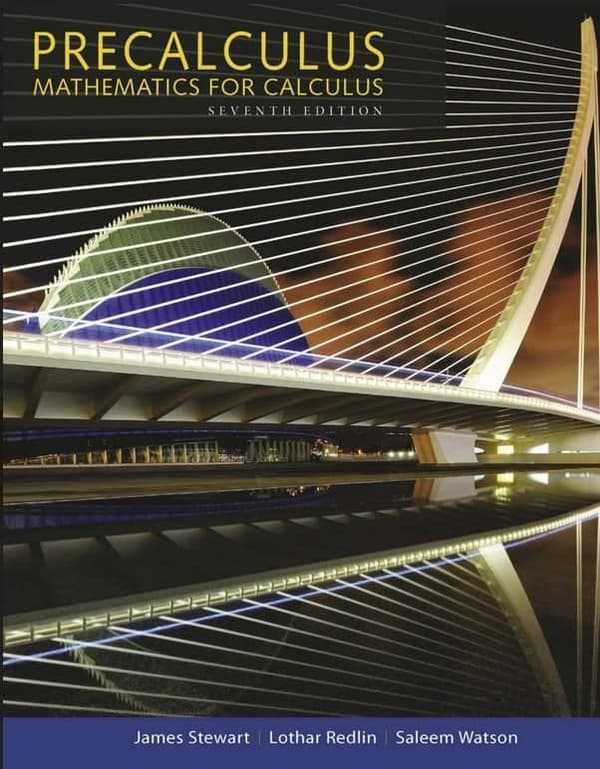 Precalculus: Mathematics for Calculus (7th Edition) - Stewart/Redlin/Watson – PDF ebook