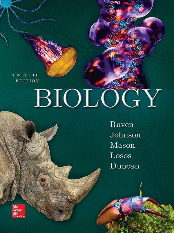 Biology (12th Edition)  Raven/Johnson/Mason/Losos/Duncan – PDF ebook