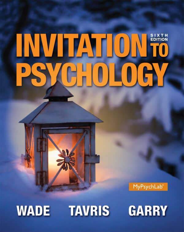 Invitation to Psychology (6th Edition)  Wade/Tavris – PDF ebook