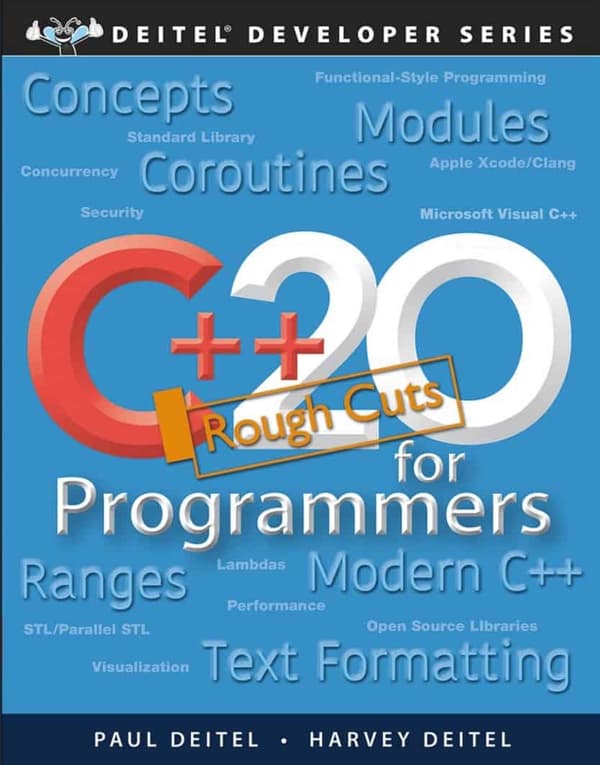 C++ 20 for Programmers (3rd Edition) – PDF ebook