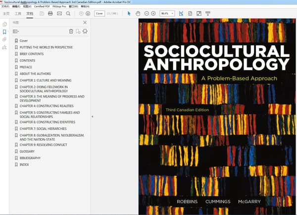 Sociocultural Anthropology A Problem-Based Approach 3rd Canadian Edition – PDF ebook