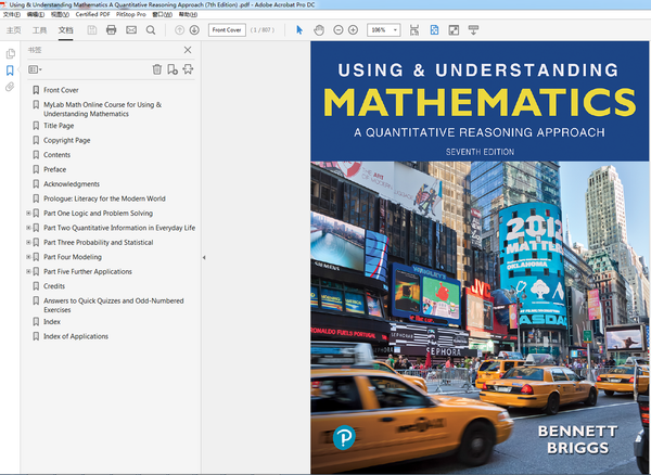Using & Understanding Mathematics A Quantitative Reasoning Approach (7th Edition) – PDF ebook