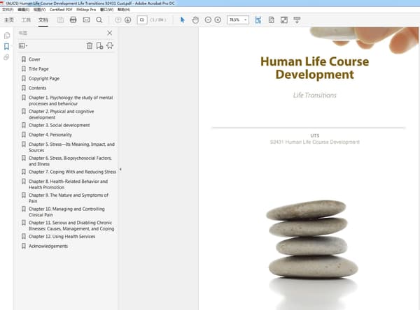 (AUCS) Human Life Course Development Life Transitions 92431 Cust – PDF ebook