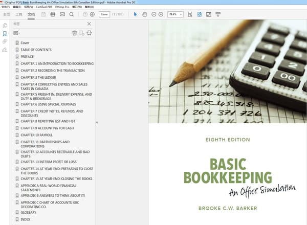 Basic Bookkeeping: An Office Simulation 8th Canadian Edition – PDF ebook