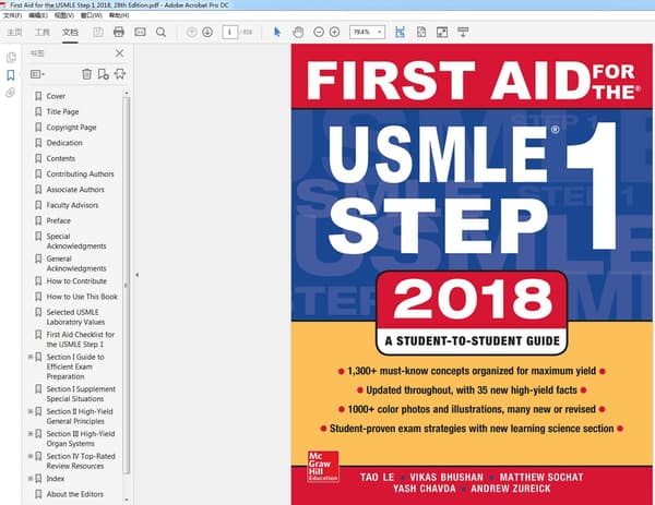 First Aid for the USMLE Step 1 2018, 28th Edition – PDF ebook
