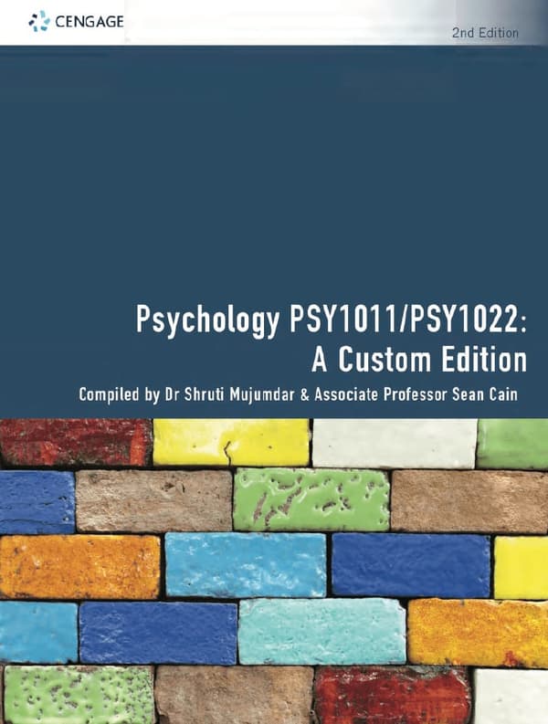 Psychology PSY1011PSY1022 : A CUSTONM Edition (2nd Edition) – PDF ebook