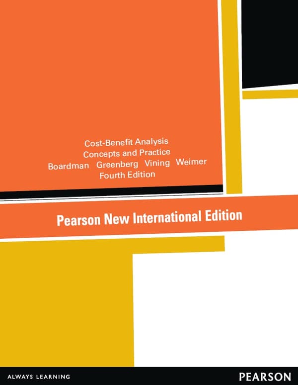 Cost-Benefit Analysis Pearson New International Edition – PDF ebook
