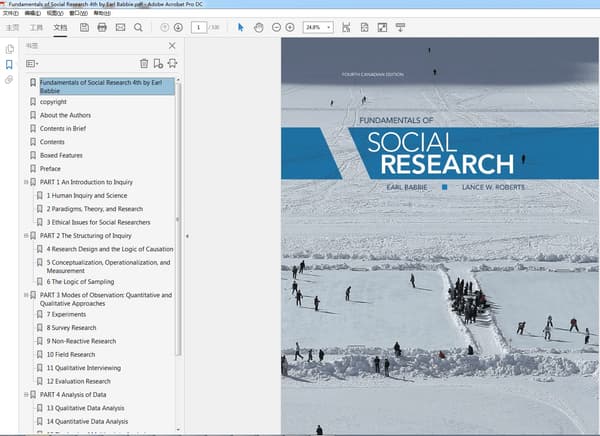 Fundamentals of Social Research 4th Canadian Edition by Earl Babbie – PDF ebook