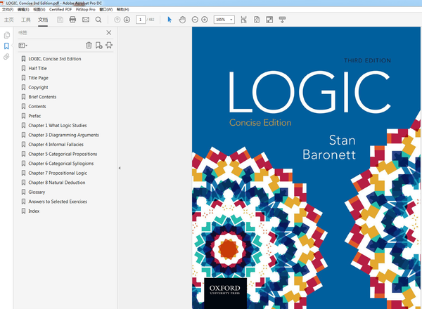 LOGIC Concise 3rd Edition by Stan Baronett – PDF ebook