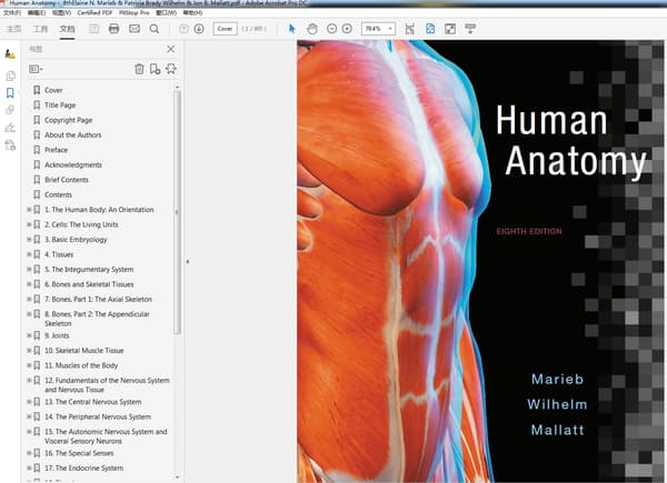 Human Anatomy 8th Edition by Elaine N. Marieb – PDF ebook