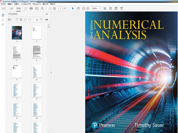 Numerical Analysis 3rd Edition by Timothy Sauer – PDF ebook