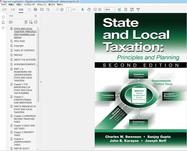 State and Local Taxation: Principles and Planning 2nd – PDF ebook