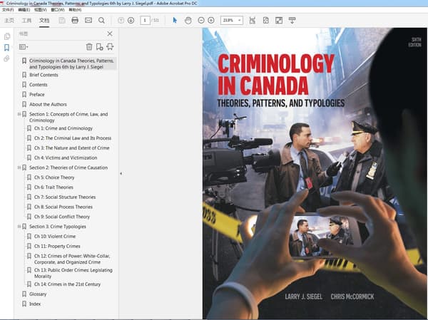 Criminology in Canada Theories, Patterns, and Typologies 6th Edition – PDF ebook
