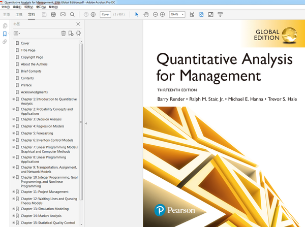 Quantitative Analysis for Management, 13th Global Edition – PDF ebook