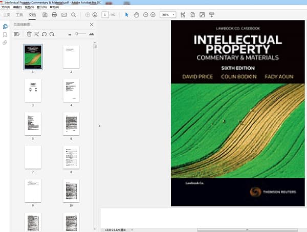 Intellectual Property Commentary & Materials 6th – PDF ebook