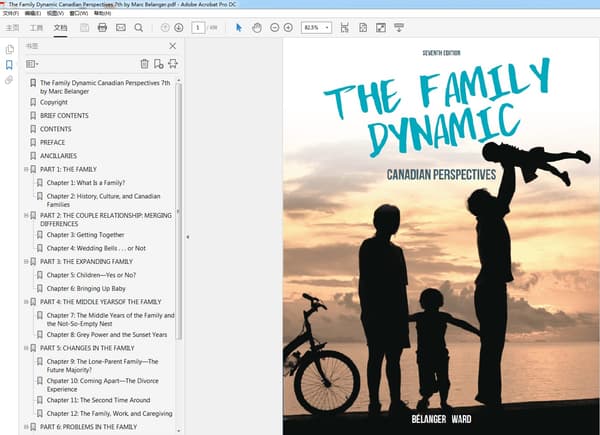 The Family Dynamic: Canadian Perspectives 7th Edition by Marc Belanger – PDF ebook