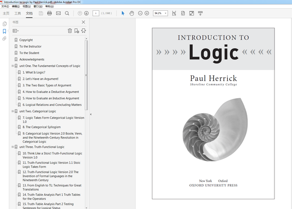 Introduction to Logic?by?Paul Herrick – PDF ebook