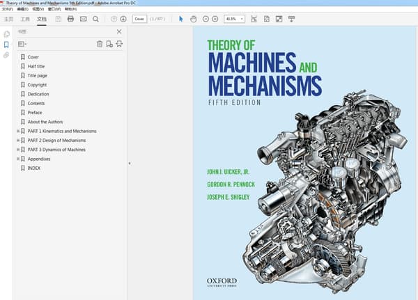 Theory of Machines and Mechanisms 5th Edition – PDF ebook