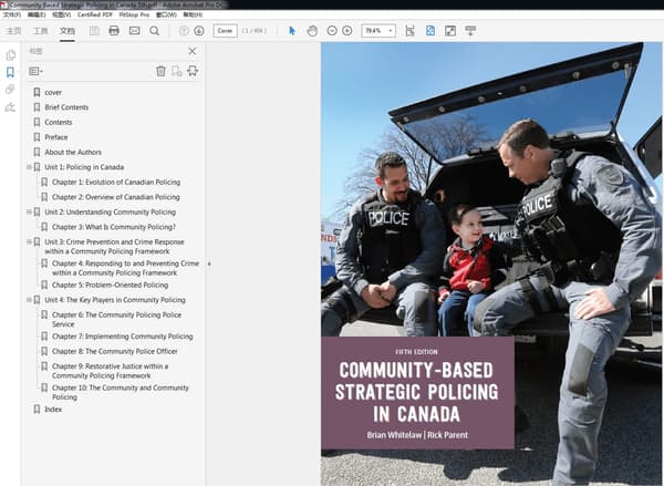 Community Based Strategic Policing in Canada 5th – PDF ebook