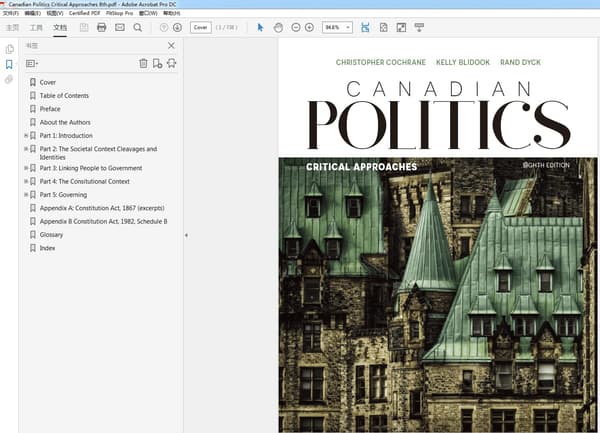 Canadian Politics Critical Approaches 8th – PDF ebook