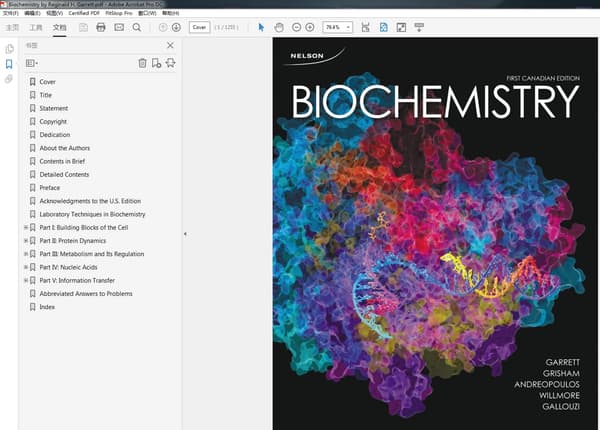 Biochemistry Canadian Edition by Reginald H. Garrett – PDF ebook