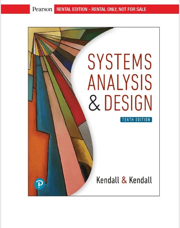 Systems Analysis and Design 10th by Kenneth E. Kendall – PDF ebook