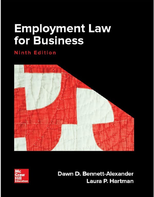 Employment Law for Business 9th Edition – PDF ebook