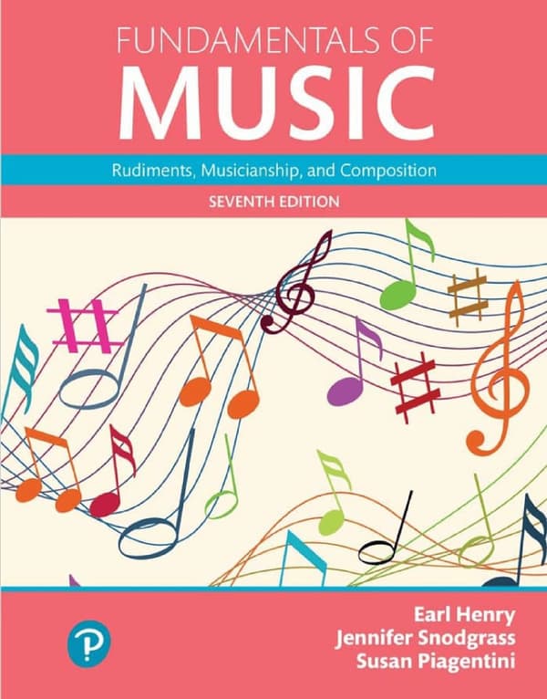Fundamentals of Music Rudiments, Musicianship, and Composition 7th Edition by Earl Henry – PDF ebook