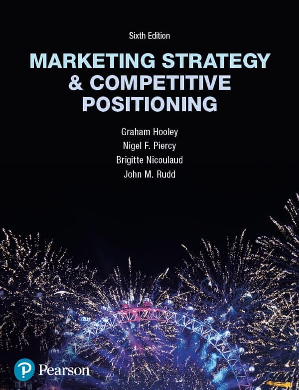 Marketing Strategy and Competitive Positioning 6th Edition – PDF ebook