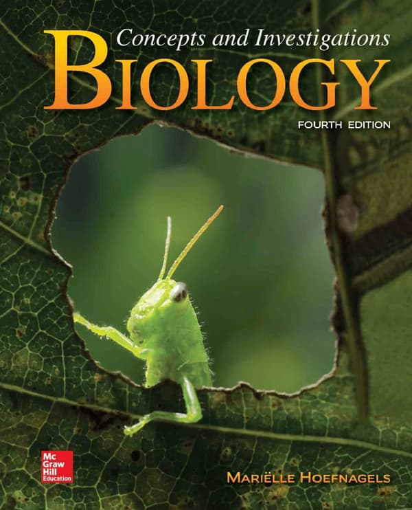 Biology: Concepts and Investigations 4th Edition – PDF ebook