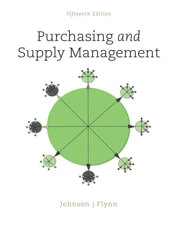 Purchasing and Supply Management 15e 15th Edition – PDF ebook