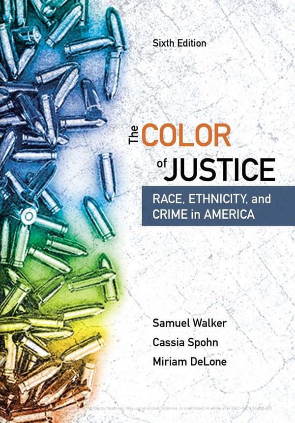 The Color of Justice Race Ethnicity and Crime in America 6e 6th Edition – PDF ebook