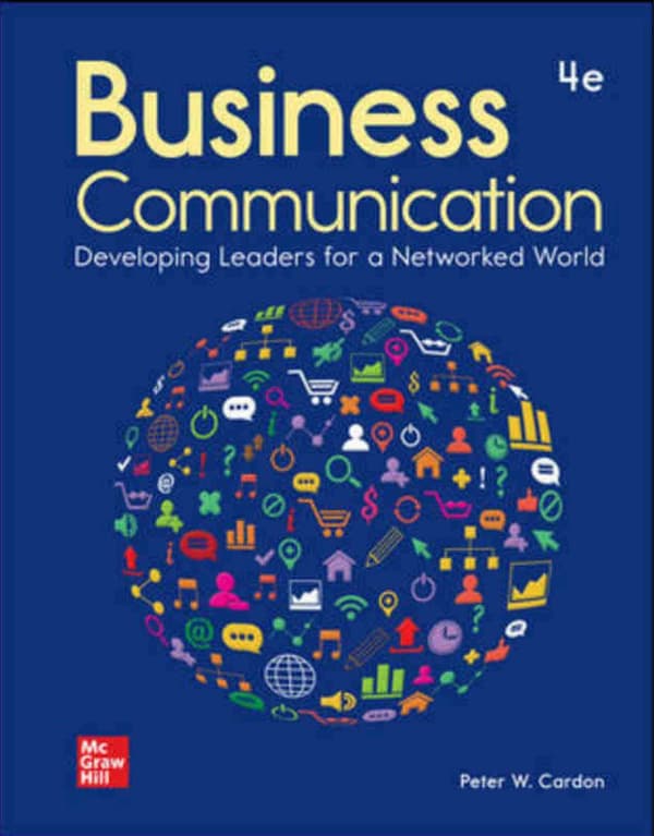 Business Communication Developing Leaders for a Networked World 4e 4th Edition – PDF ebook