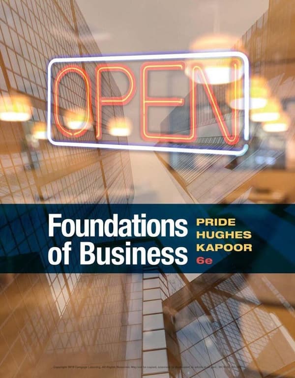 Foundations of Business 6e 6th Edition – PDF ebook