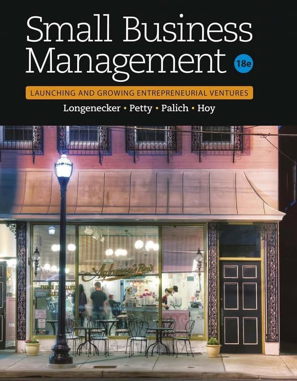 Small Business Management Launching & Growing Entrepreneurial Ventures 18e 18th Edition – PDF ebook