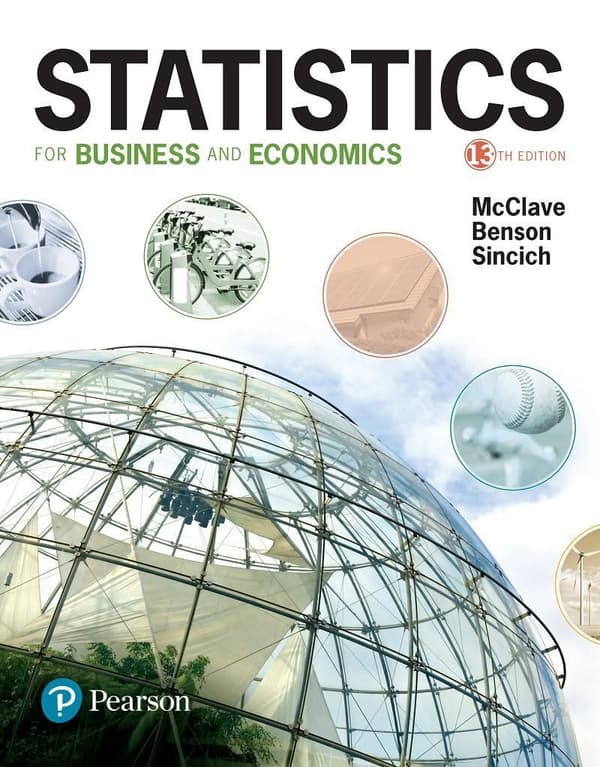 Statistics for Business and Economics 13e 13th Edition – PDF ebook