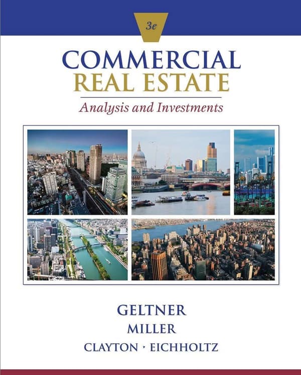 Commercial Real Estate Analysis and Investments 3e 3rd Edition – PDF ebook
