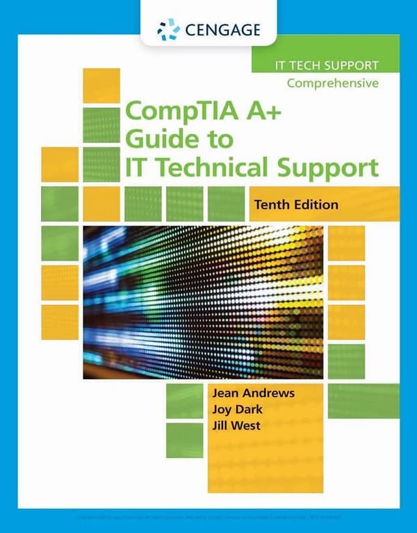 CompTIA A+ Guide to IT Technical Support Comprehensive Tenth 10e 10th Edition – PDF ebook