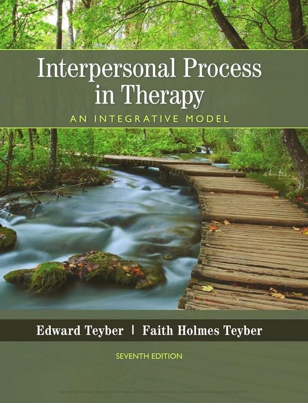 Interpersonal Process in Therapy an Integrative Model 7th Edition 7e – PDF ebook