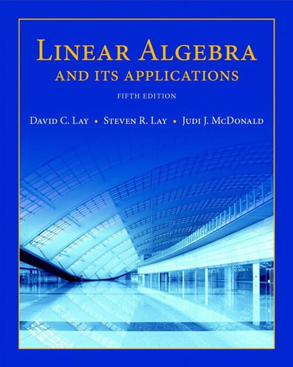 Linear Algebra and its Applications 5e 5th Edition – PDF ebook