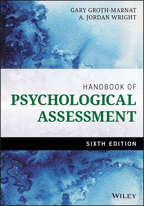 Handbook of Psychological Assessment 6e 6th Edition – PDF ebook